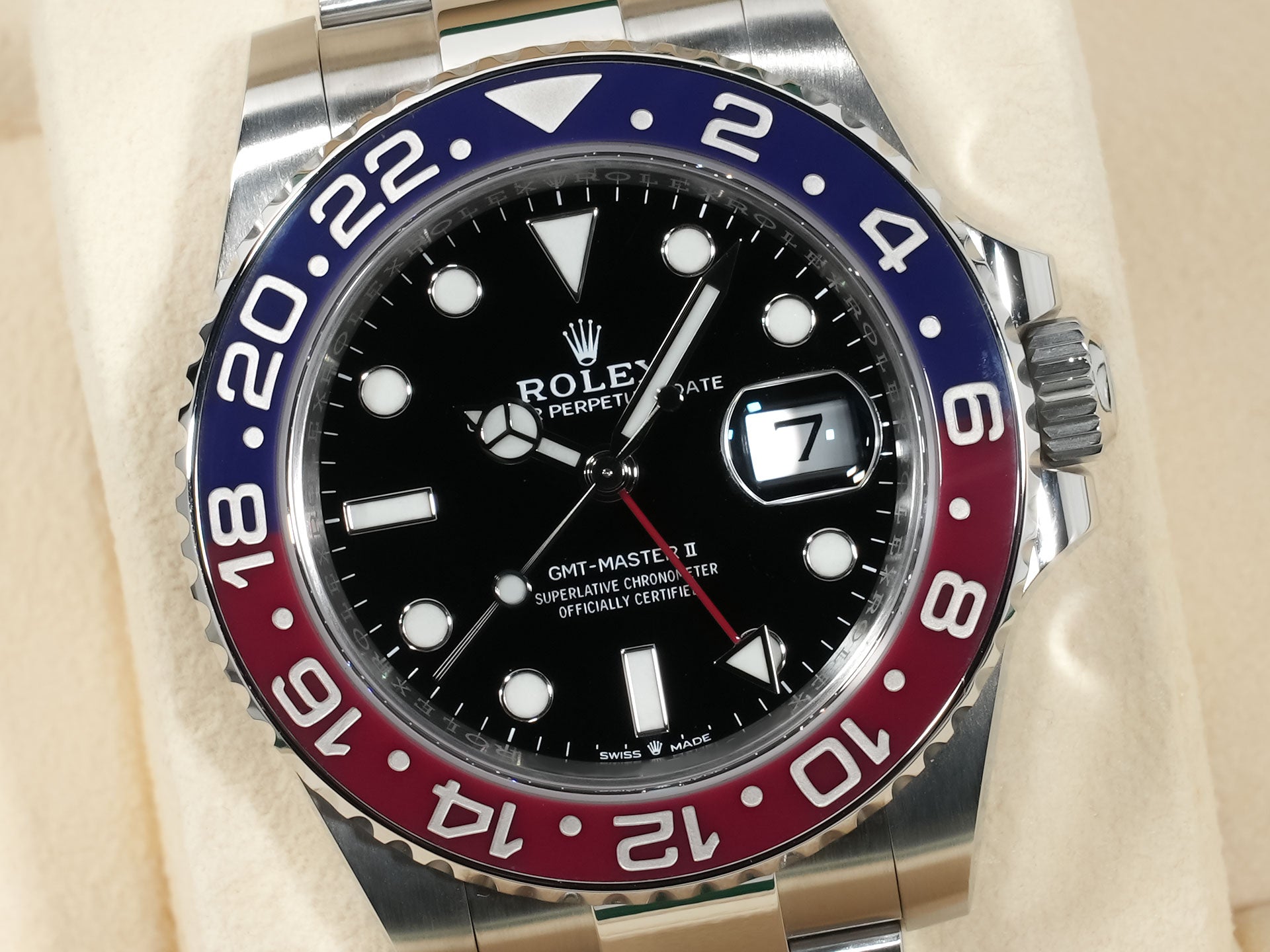ロレックス GMTマスターII Ref.126710BLRO ステンレススチール ブラック文字盤 オイスターブレスレット 美品 ozhdza88