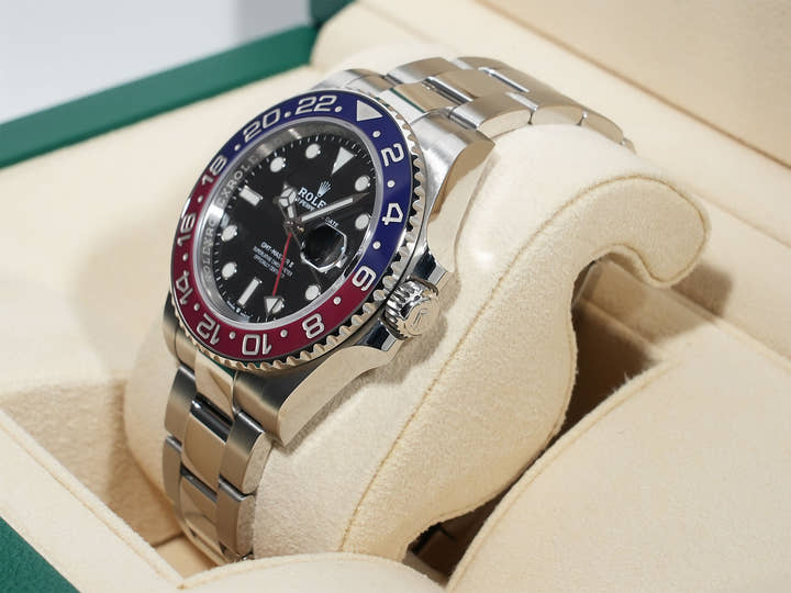 ロレックス GMTマスターII Ref.126710BLRO ステンレススチール ブラック文字盤 オイスターブレスレット 美品 ozhdza88