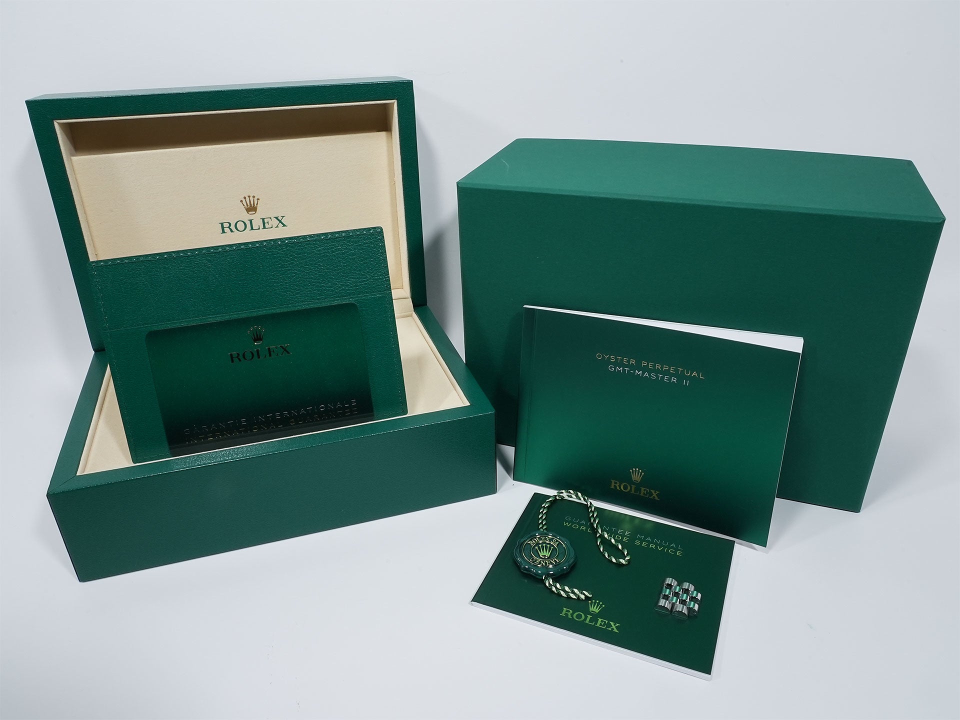 ロレックス GMTマスターII Ref.126710GRNR ステンレススチール ブラック文字盤 ジュビリーブレスレット 美品 ev37du55