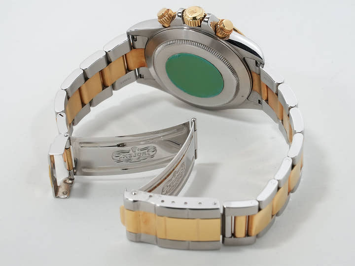 Pre-owned Rolex Daytona El Primero Ref. 16523 Stainless Steel/Yellow Gold Black Dial c5tg8jq9