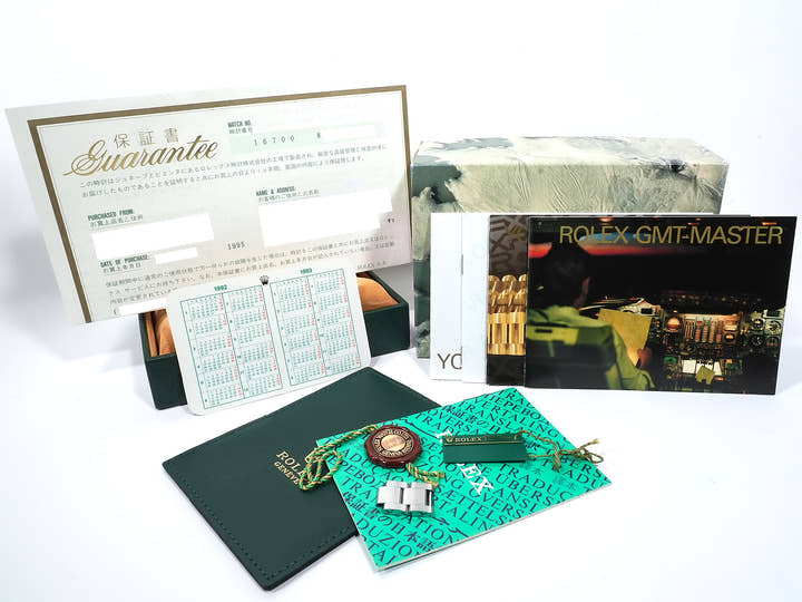 ロレックス GMTマスター Ref.16700 ステンレススチール ブラック文字盤 オイスターブレスレット 中古 pfy6g97o