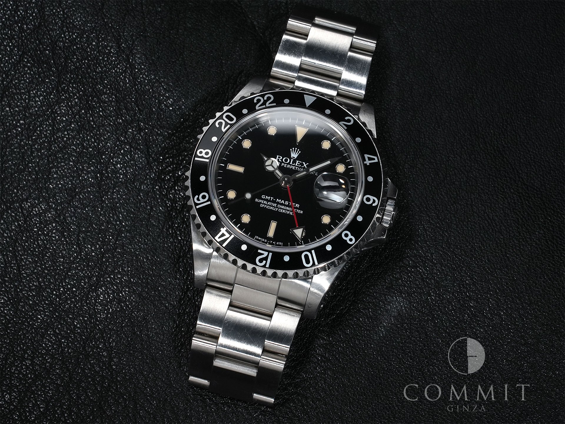 ロレックス GMTマスター Ref.16700 ステンレススチール ブラック文字盤 オイスターブレスレット 中古 pfy6g97o
