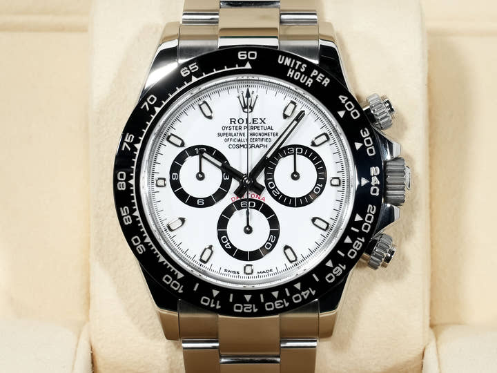 Pre-owned Rolex Daytona Ref. 116500LN Stainless Steel White Dial x8d8ka5c