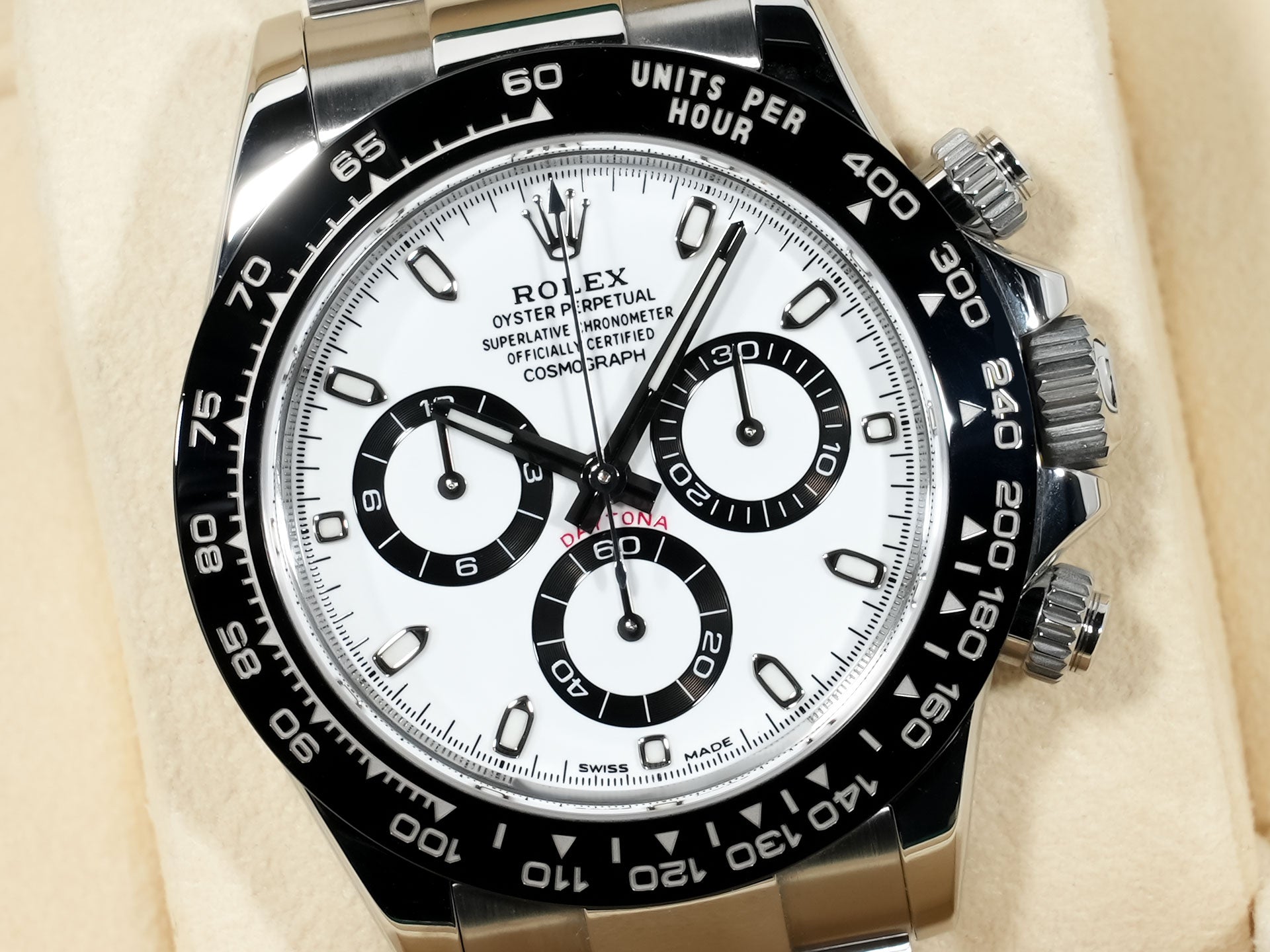 Pre-owned Rolex Daytona Ref. 116500LN Stainless Steel White Dial x8d8ka5c