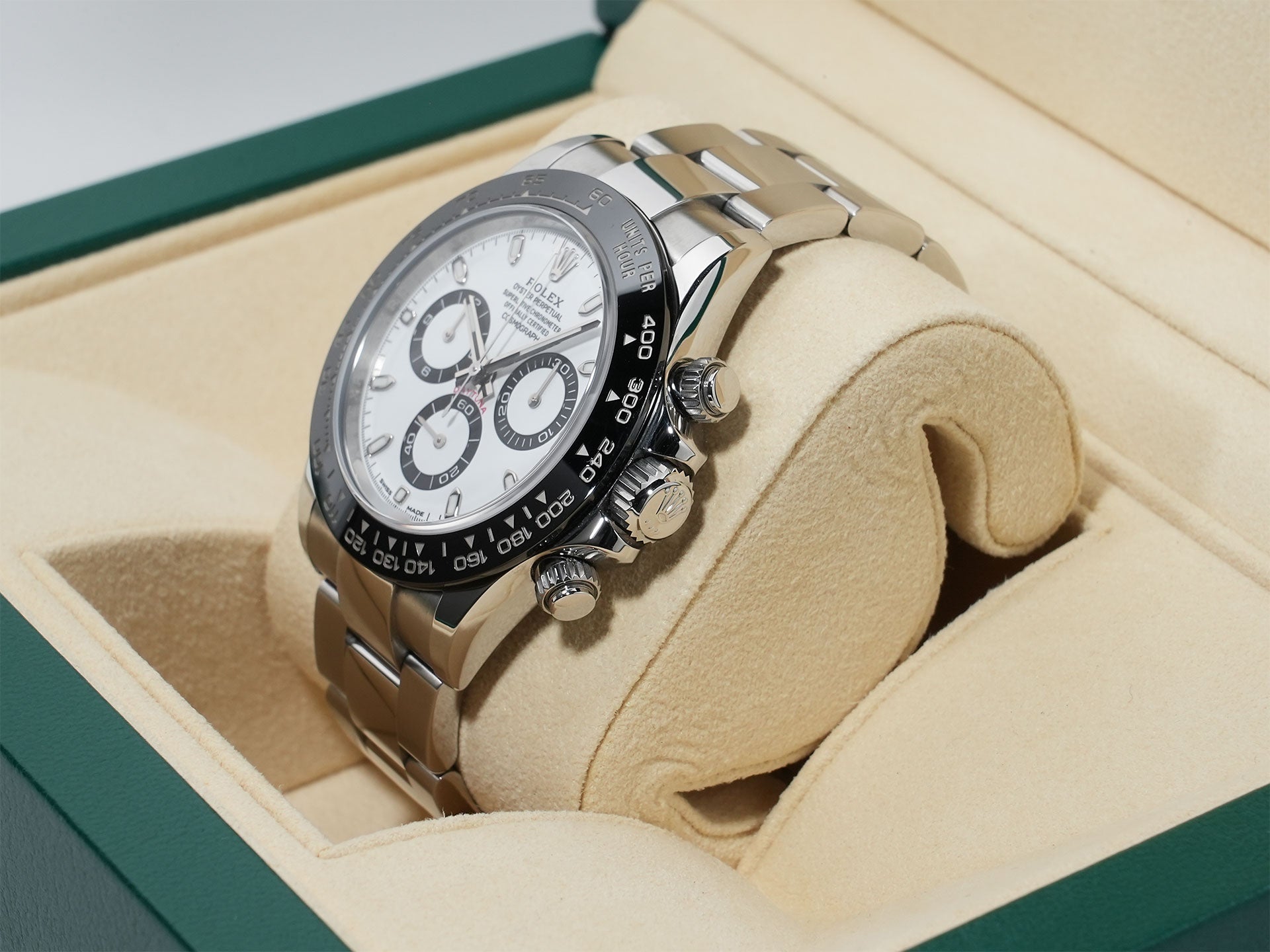 Pre-owned Rolex Daytona Ref. 116500LN Stainless Steel White Dial x8d8ka5c