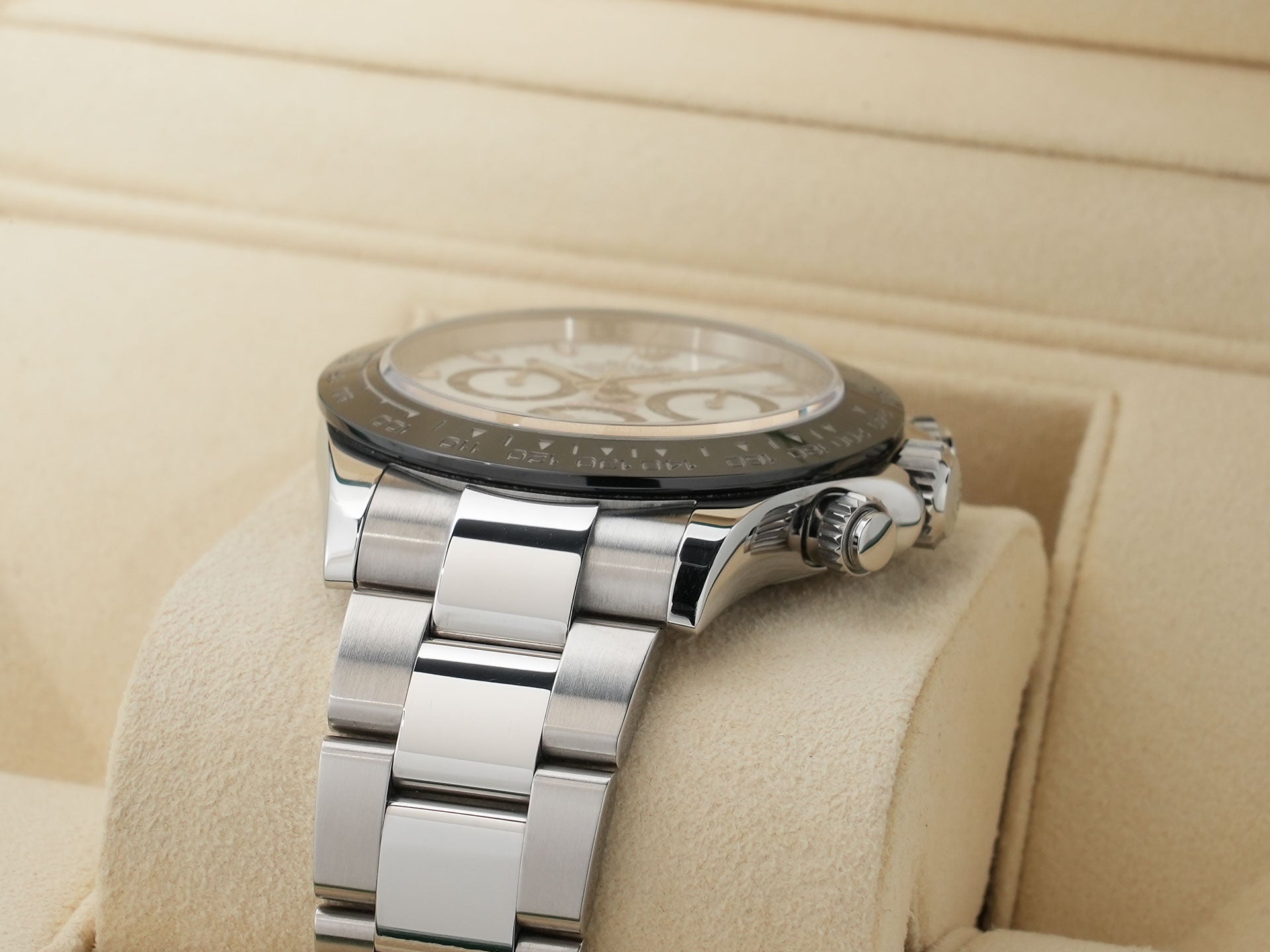 Pre-owned Rolex Daytona Ref. 116500LN Stainless Steel White Dial x8d8ka5c