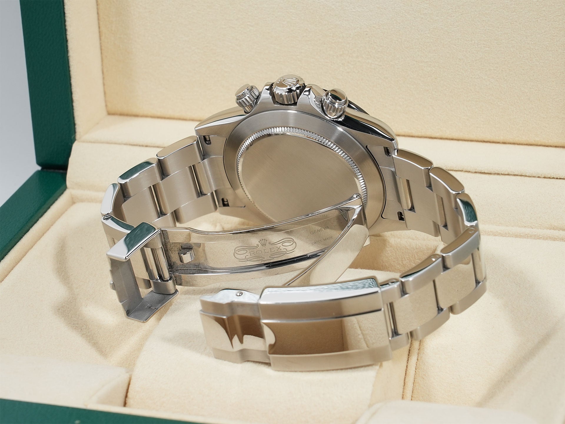 Pre-owned Rolex Daytona Ref. 116500LN Stainless Steel White Dial x8d8ka5c