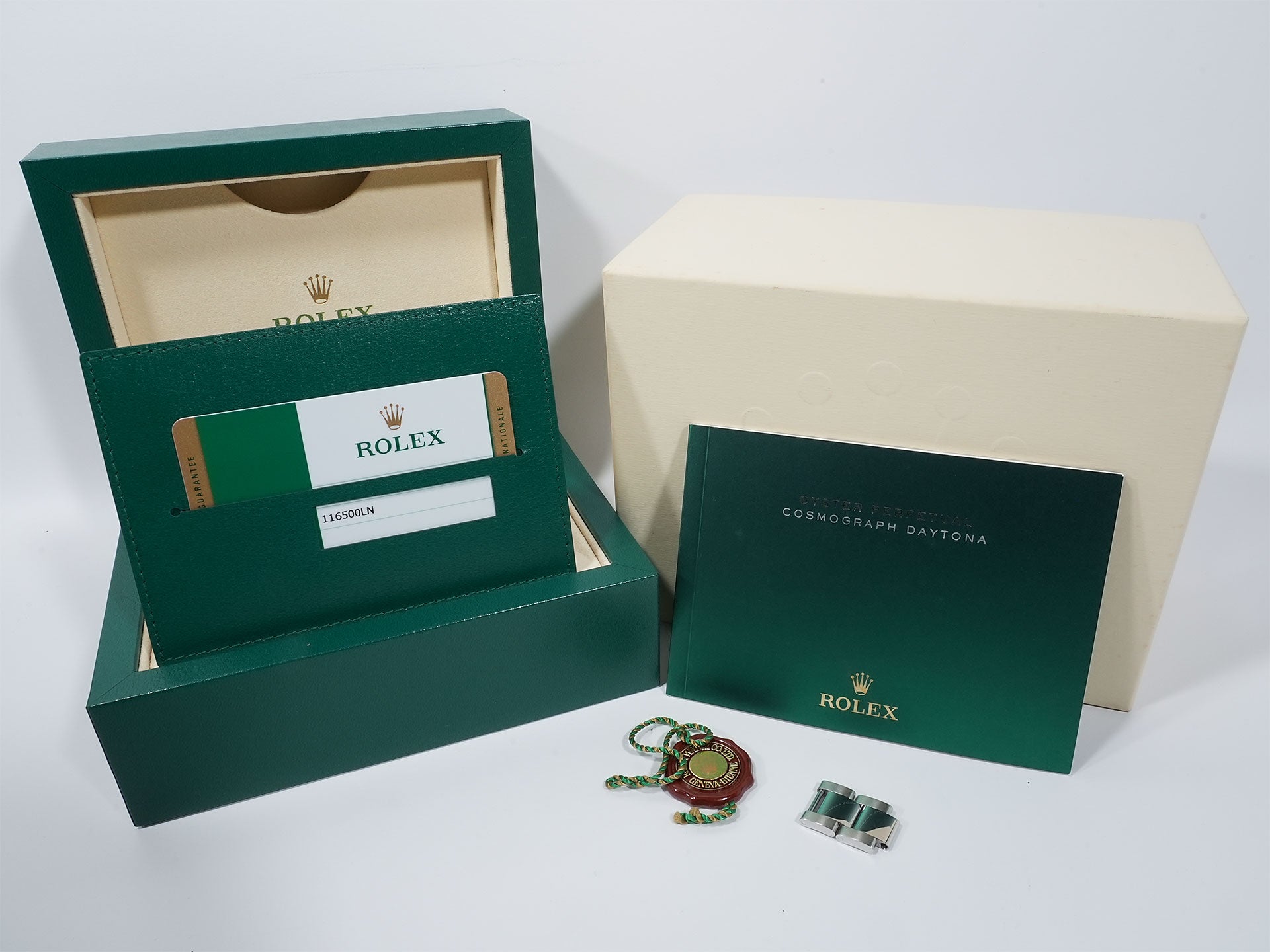 Pre-owned Rolex Daytona Ref. 116500LN Stainless Steel White Dial x8d8ka5c