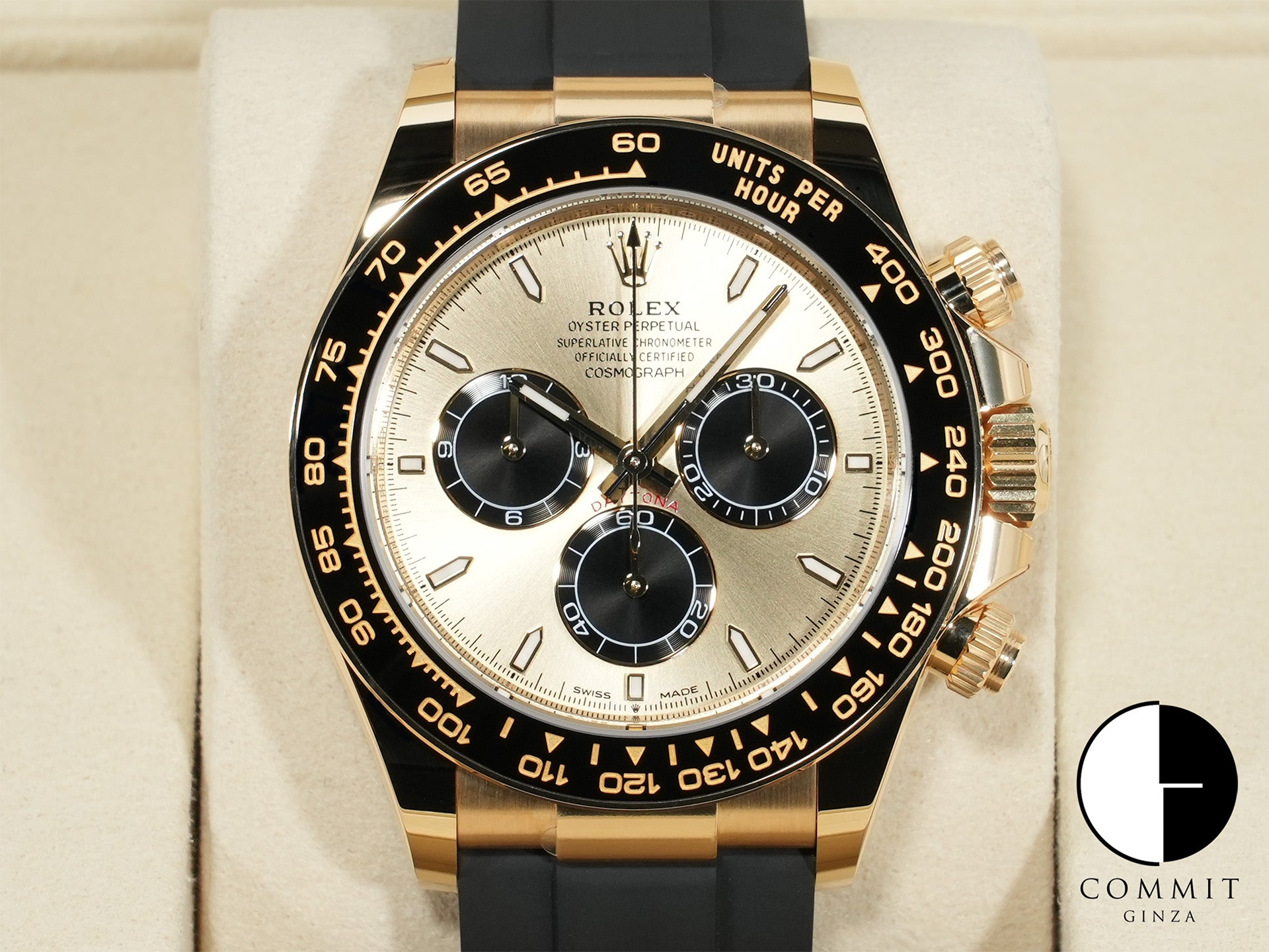 ロレックス デイトナ Ref.126518LN イエローゴールド ゴールデンxブライトブラック文字盤 未使用 xfysrc8t