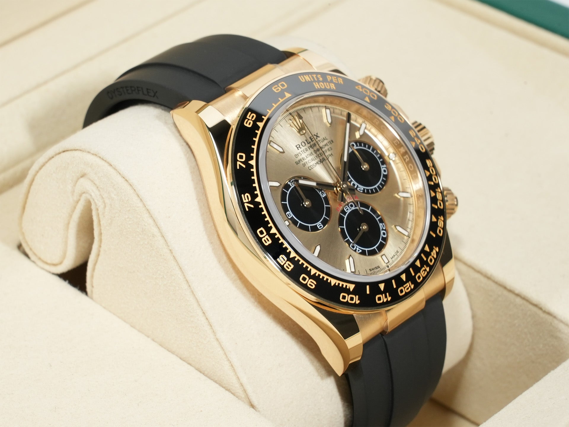 ロレックス デイトナ Ref.126518LN イエローゴールド ゴールデンxブライトブラック文字盤 未使用 xfysrc8t