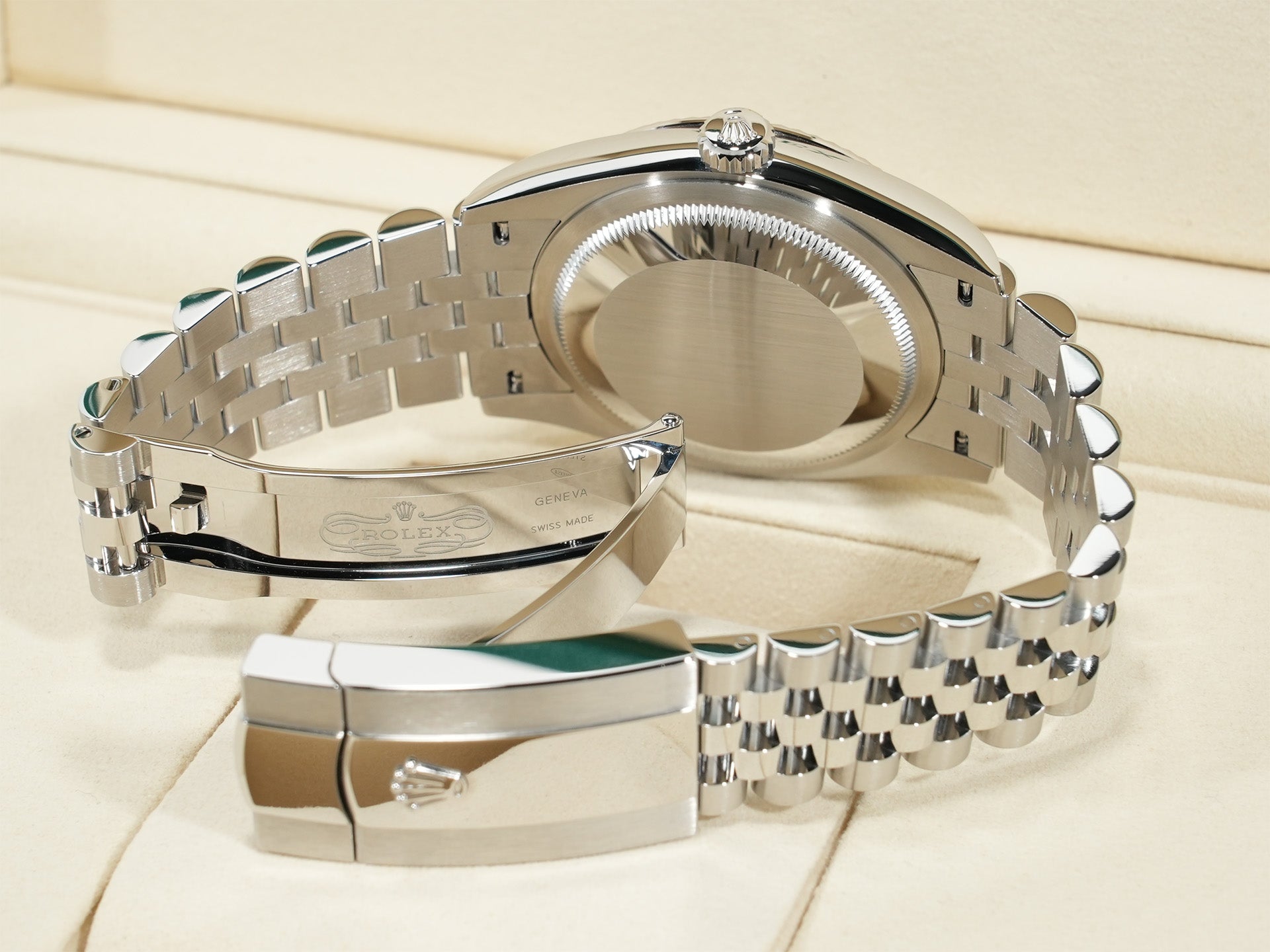 ロレックス デイトジャスト36 Ref.126234 ステンレススチール/ホワイトゴールド ミントグリーン文字盤 ジュビリーブレスレット 未使用 syqphj6d