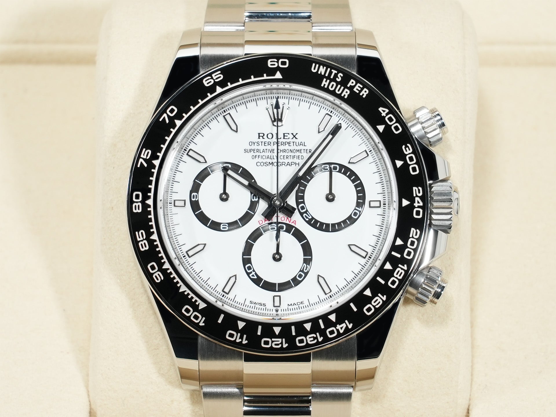 ロレックス デイトナ Ref.126500LN ステンレススチール ホワイト文字盤 美品 nc8xpu3z