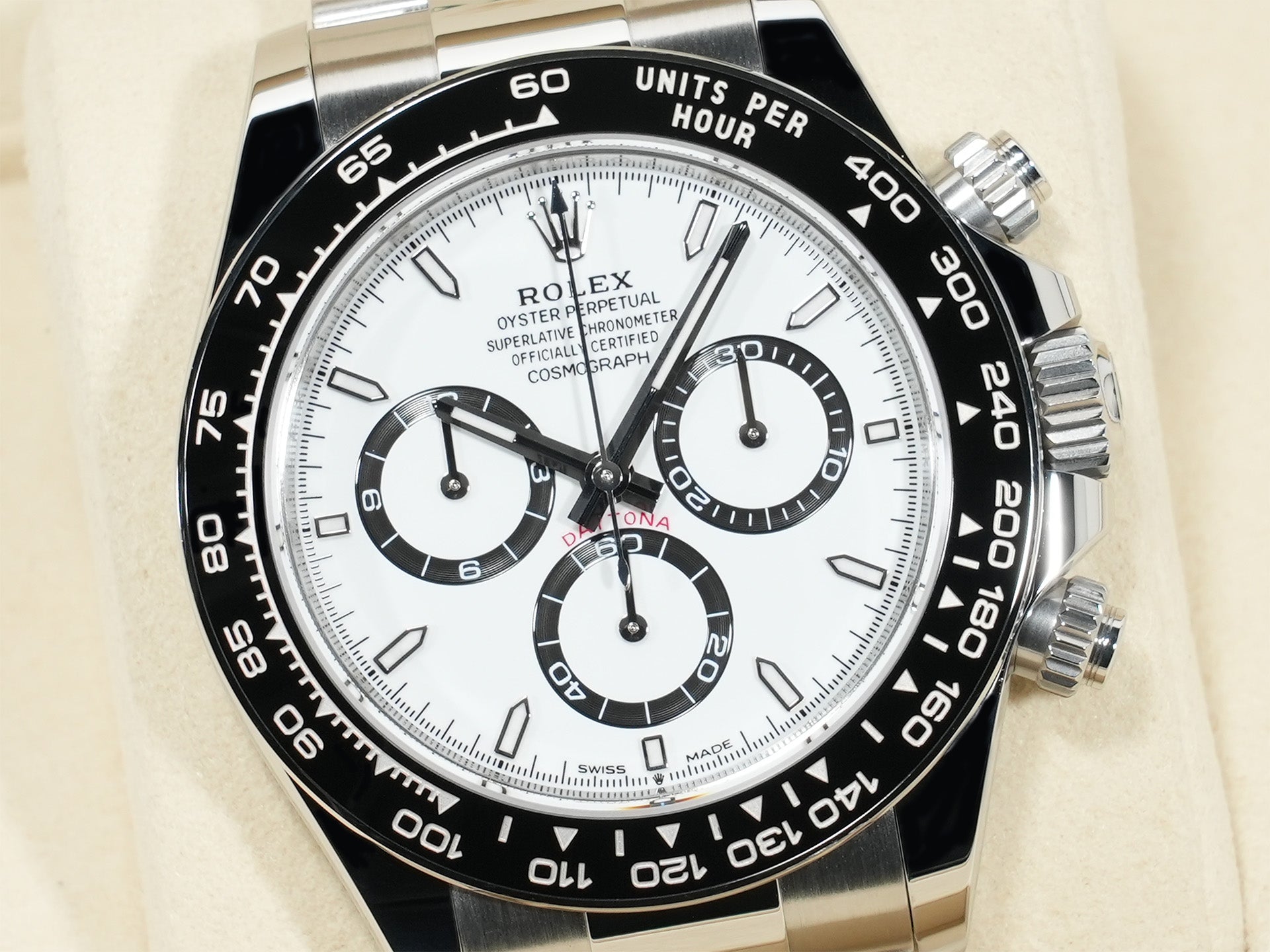 ロレックス デイトナ Ref.126500LN ステンレススチール ホワイト文字盤 美品 nc8xpu3z