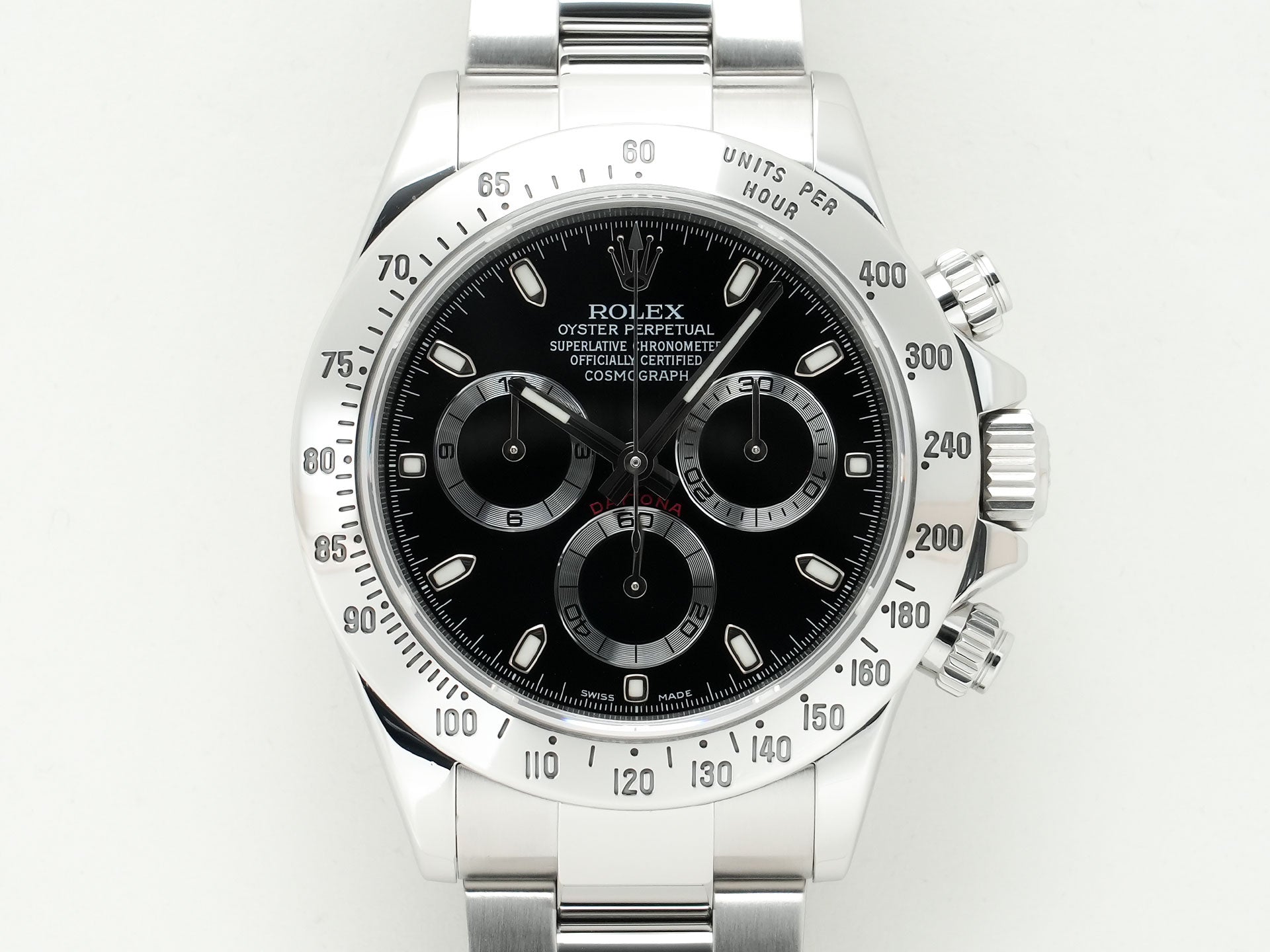 ロレックス デイトナ Ref.116520 ステンレススチール ブラック文字盤 美品 rk6j39n3