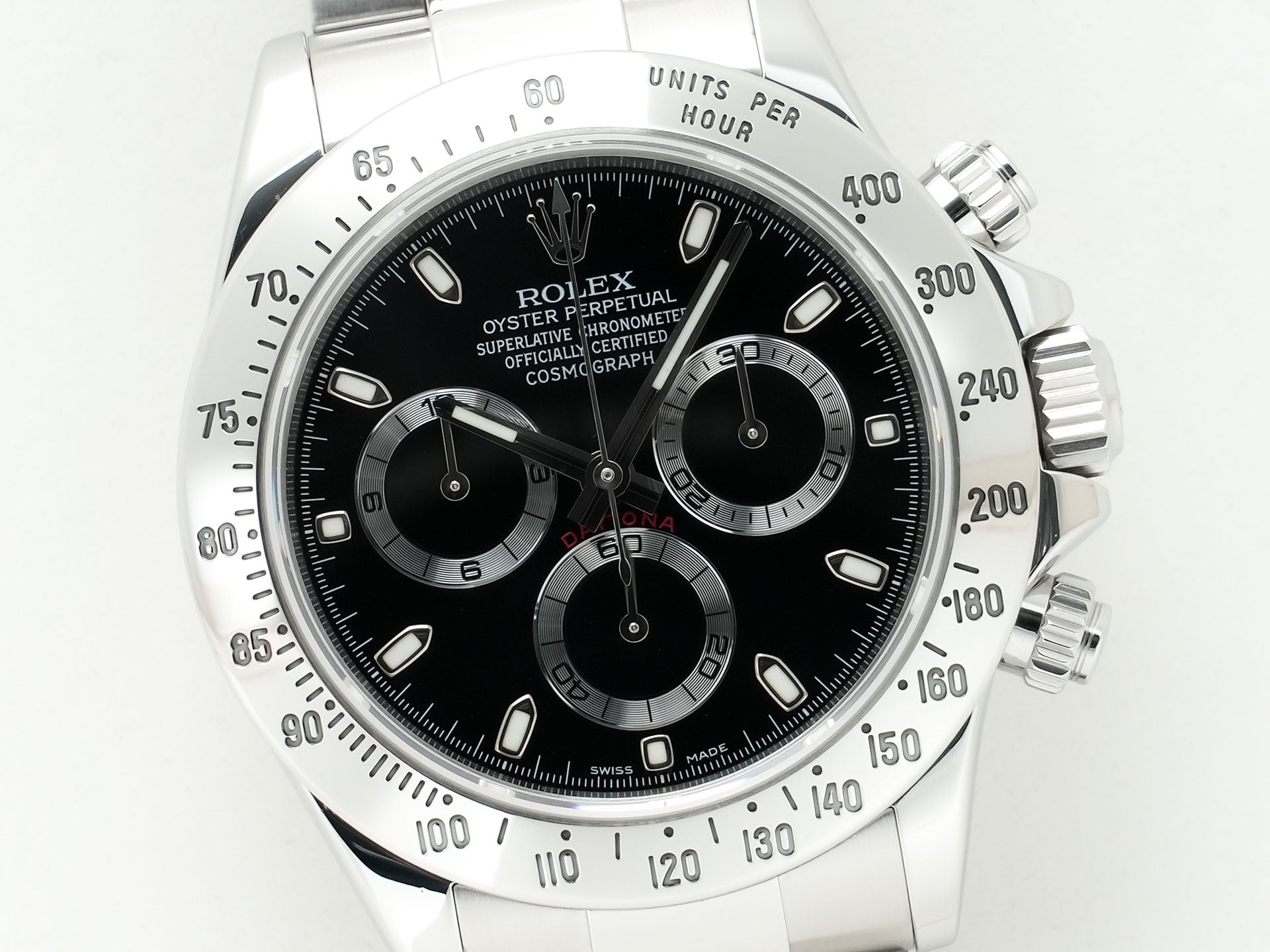 ロレックス デイトナ Ref.116520 ステンレススチール ブラック文字盤 美品 rk6j39n3