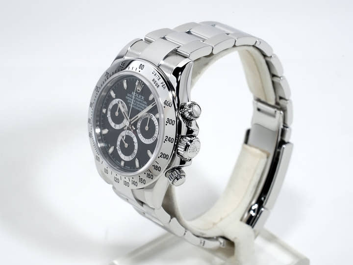 ロレックス デイトナ Ref.116520 ステンレススチール ブラック文字盤 美品 rk6j39n3