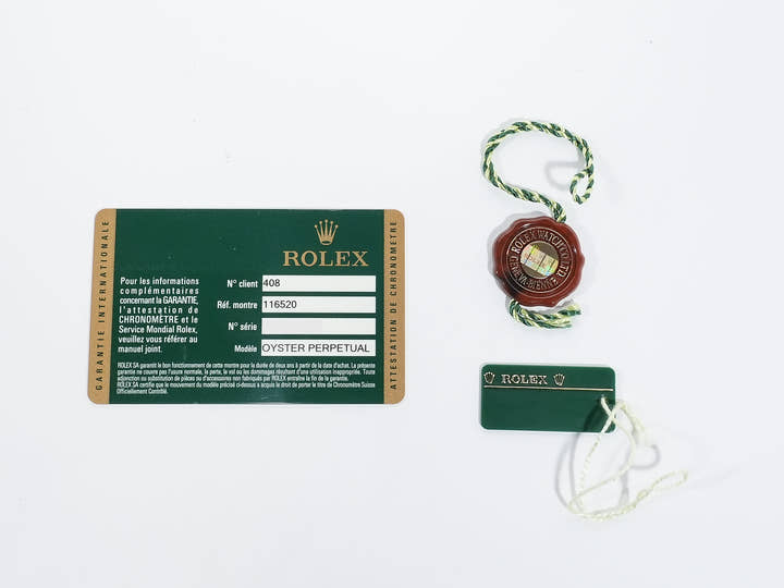 ロレックス デイトナ Ref.116520 ステンレススチール ブラック文字盤 美品 rk6j39n3