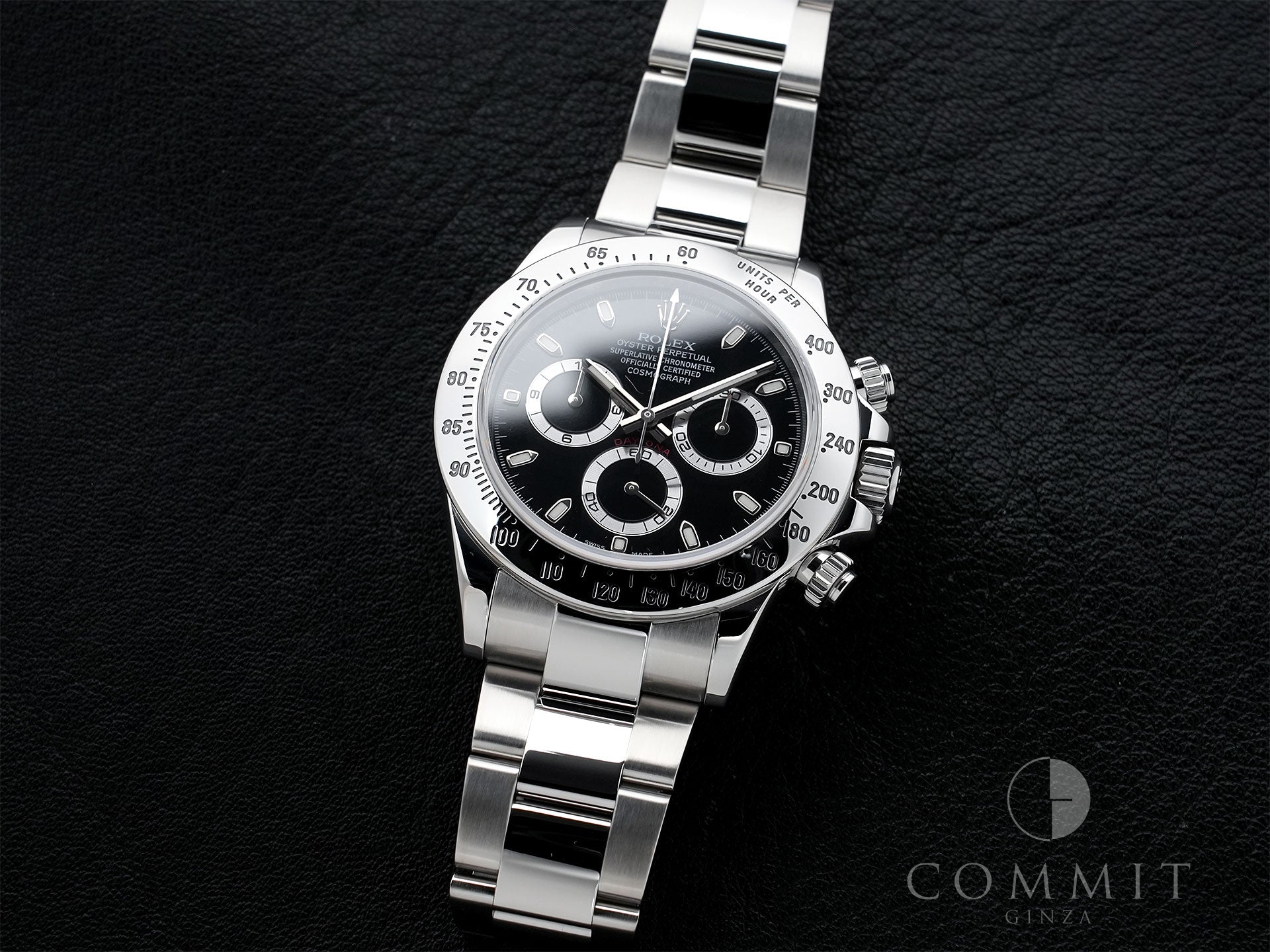 ロレックス デイトナ Ref.116520 ステンレススチール ブラック文字盤 美品 rk6j39n3