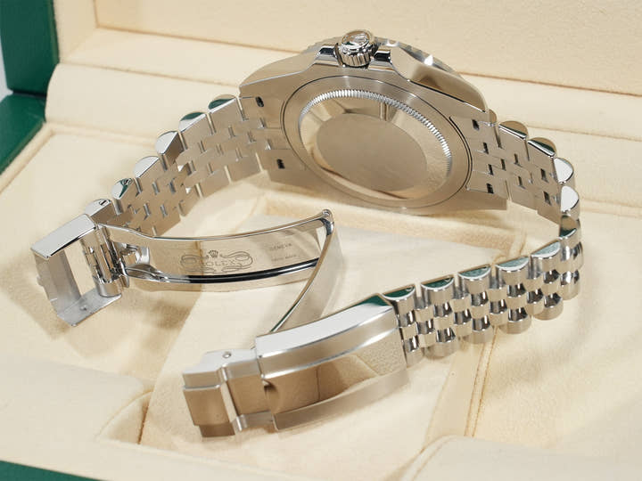 ロレックス GMTマスターII Ref.126710BLRO ステンレススチール ブラック文字盤 ジュビリーブレスレット 美中古 mctdg3mb