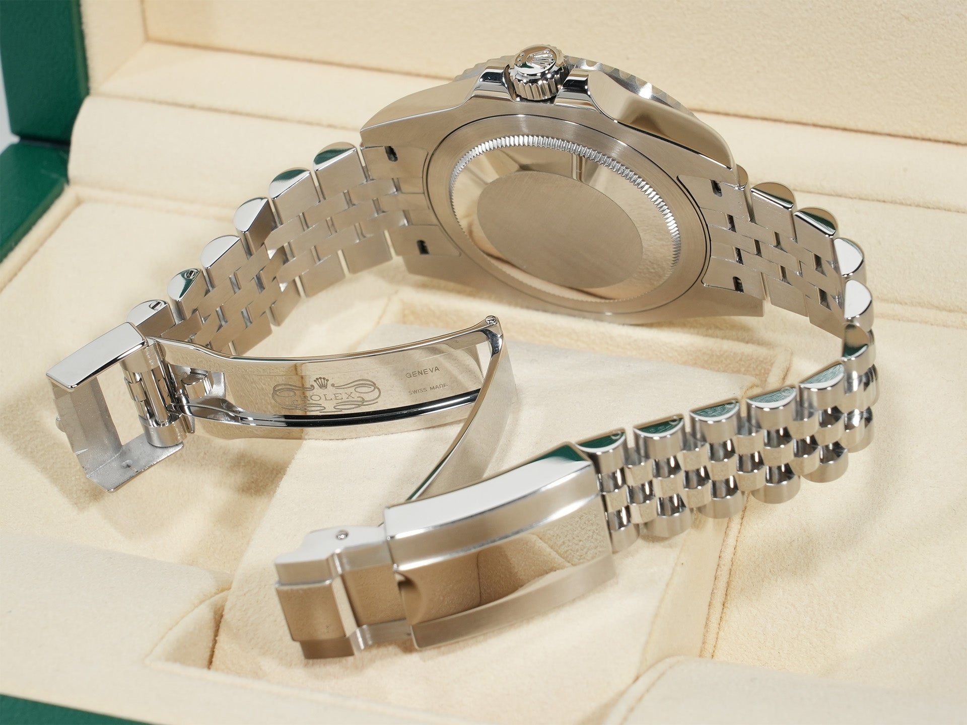 ロレックス GMTマスターII Ref.126710BLRO ステンレススチール ブラック文字盤 ジュビリーブレスレット 美中古 mctdg3mb