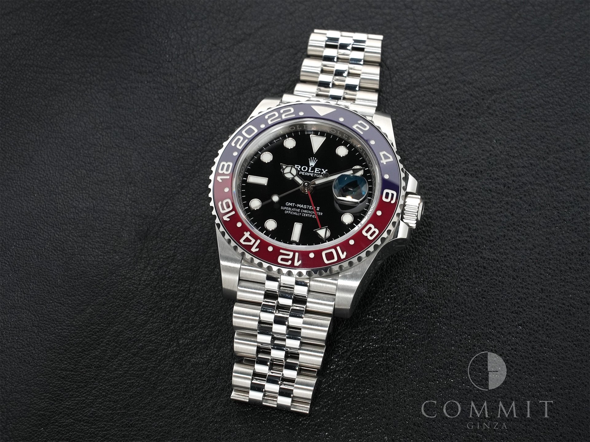 ロレックス GMTマスターII Ref.126710BLRO ステンレススチール ブラック文字盤 ジュビリーブレスレット 美中古 mctdg3mb