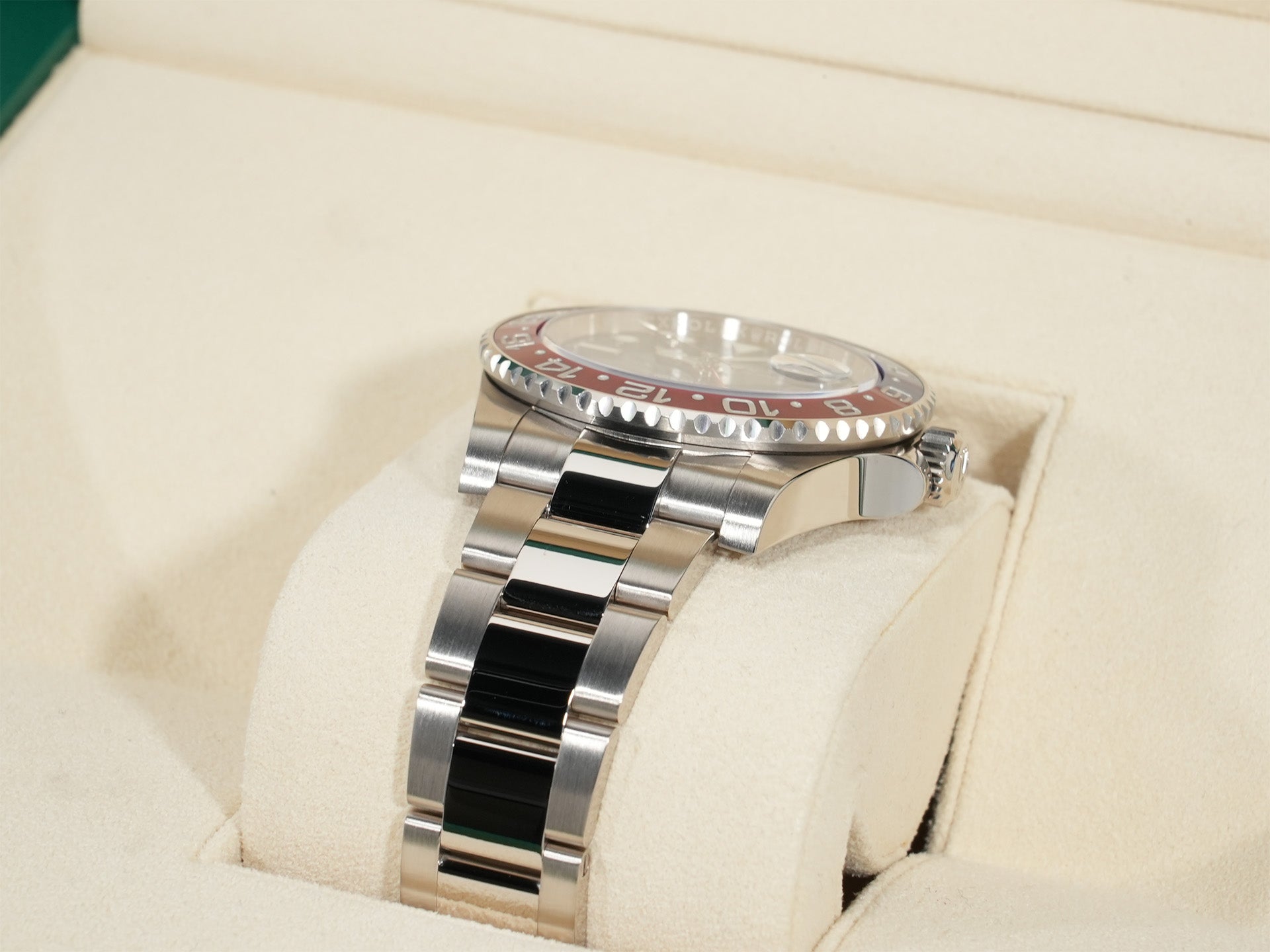 ロレックス GMTマスターII Ref.126719BLRO ホワイトゴールド ミッドナイトブルー文字盤 オイスターブレスレット 美中古 nfico7u9