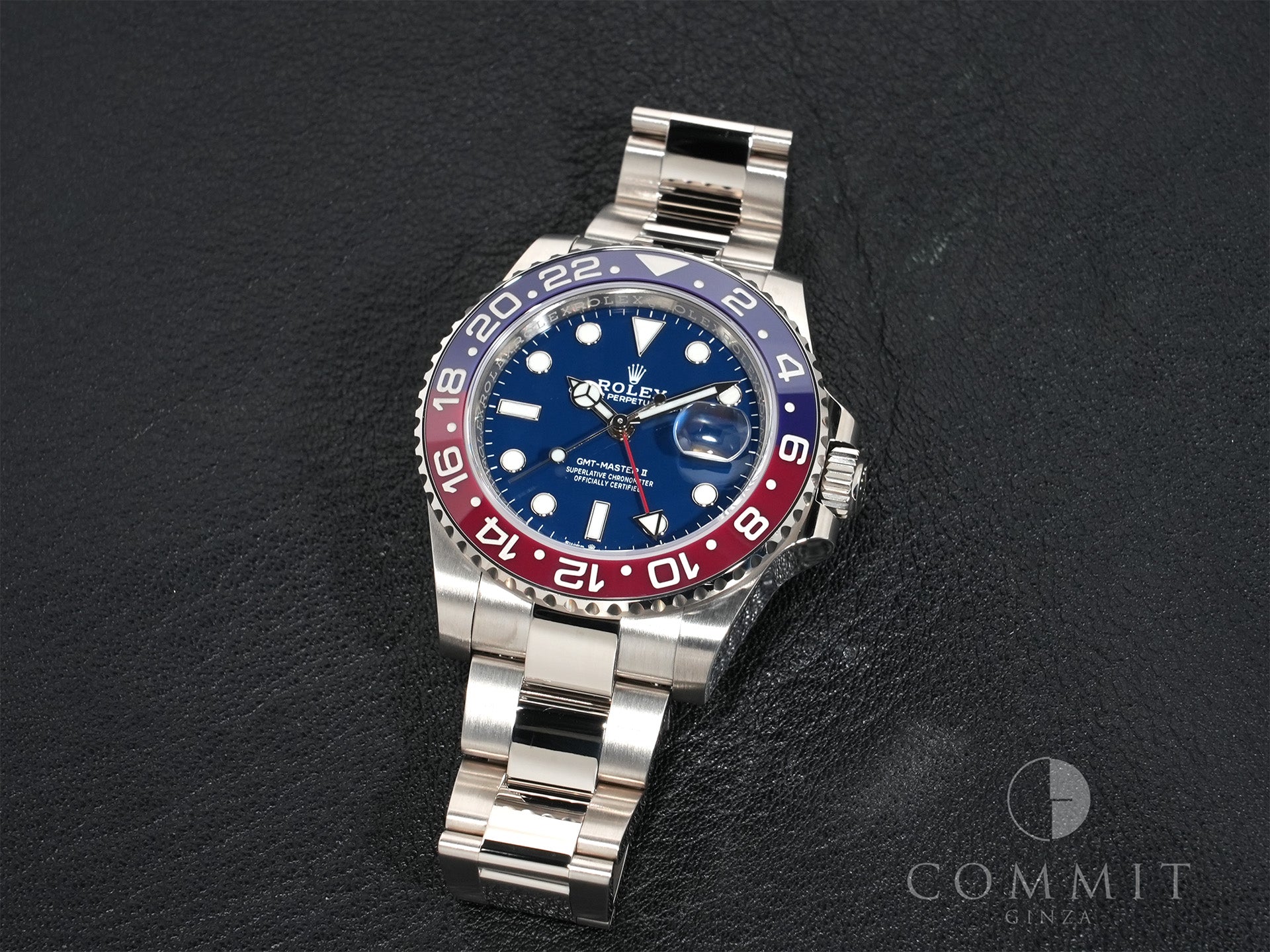ロレックス GMTマスターII Ref.126719BLRO ホワイトゴールド ミッドナイトブルー文字盤 オイスターブレスレット 美中古 nfico7u9