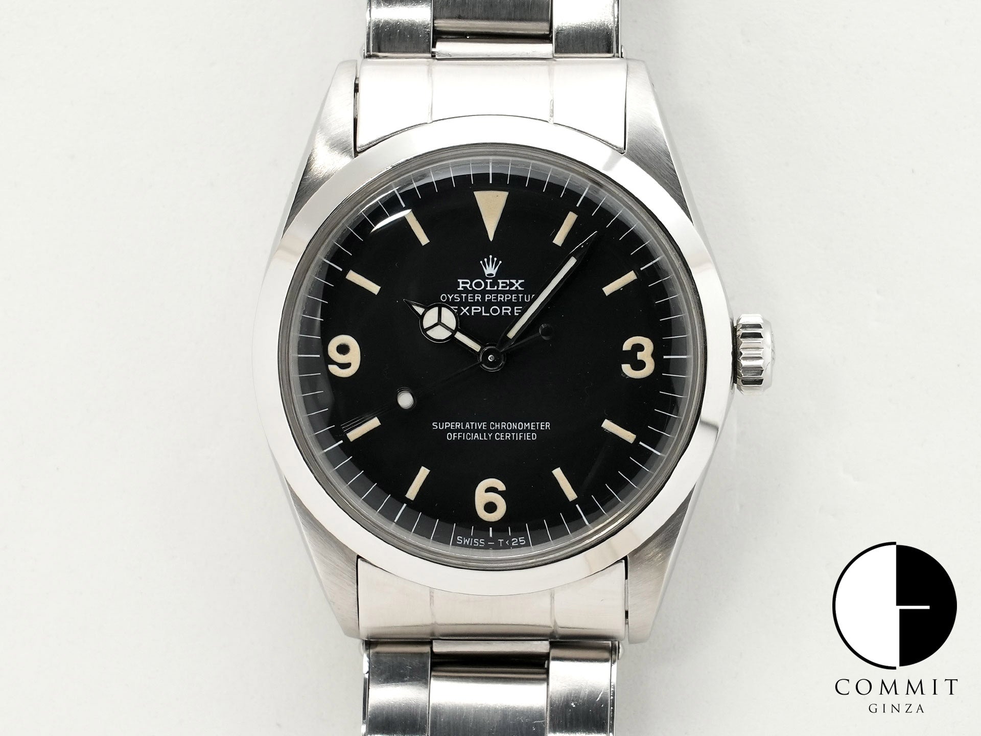 ロレックス エクスプローラーI Ref.1016 ステンレススチール ブラック文字盤 中古 yrv6o3ns