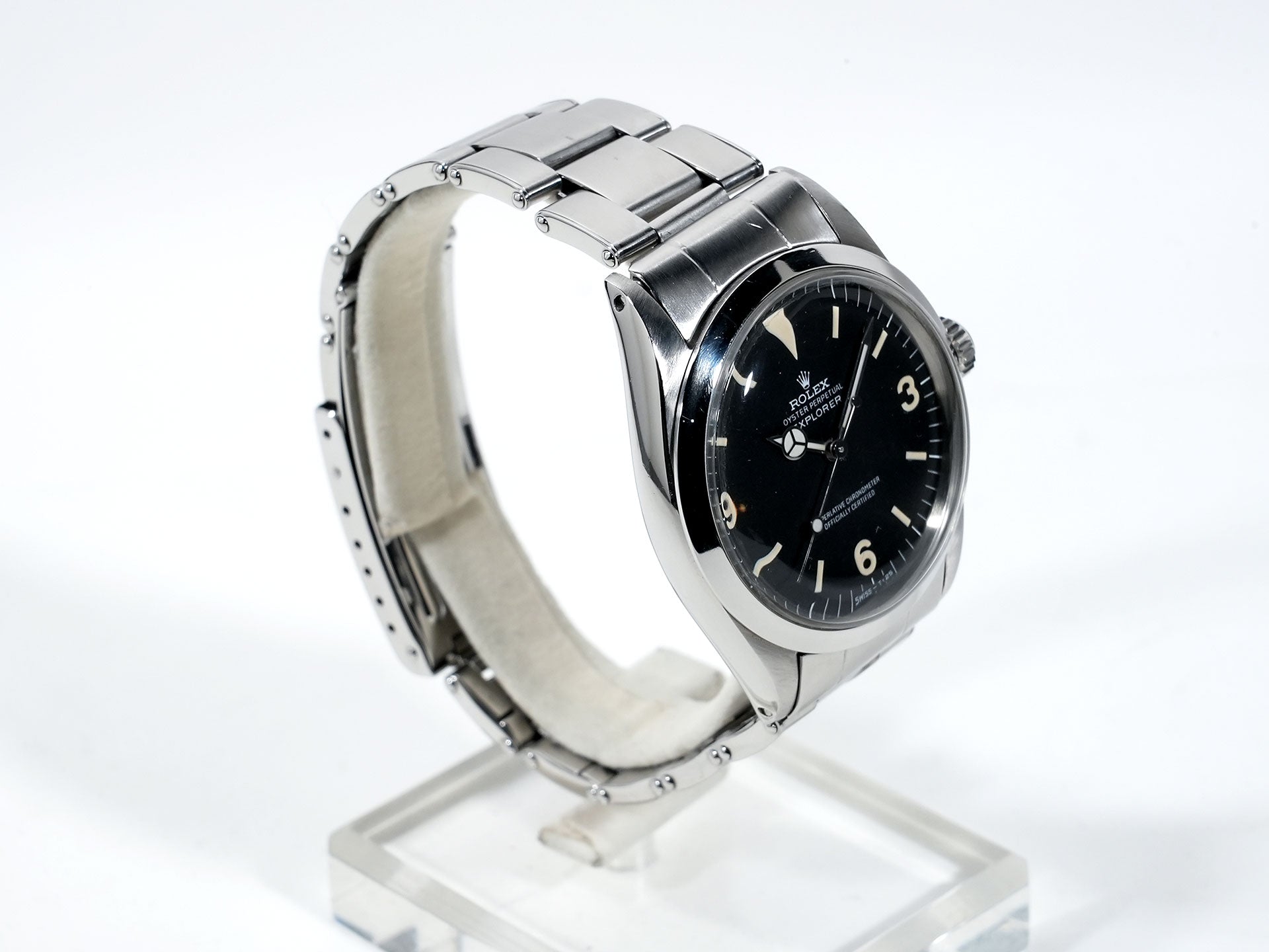 ロレックス エクスプローラーI Ref.1016 ステンレススチール ブラック文字盤 中古 yrv6o3ns