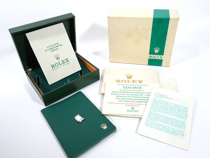 ロレックス エクスプローラーI Ref.1016 ステンレススチール ブラック文字盤 中古 yrv6o3ns