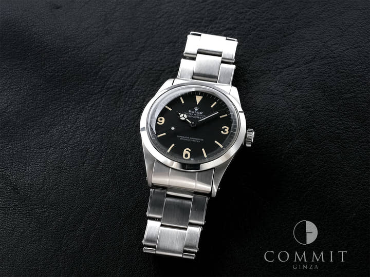 ロレックス エクスプローラーI Ref.1016 ステンレススチール ブラック文字盤 中古 yrv6o3ns