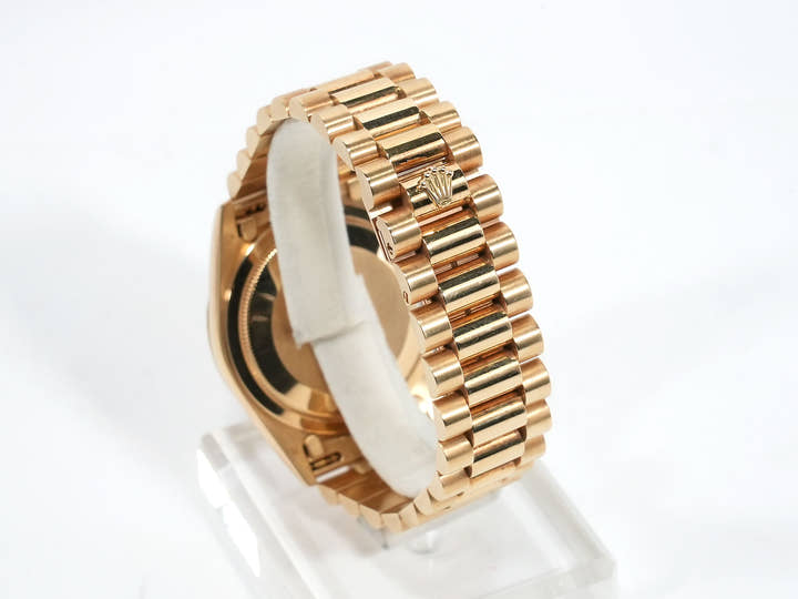 ロレックス デイデイト36 Ref.18238A イエローゴールド シャンパンx10Pダイヤ文字盤 中古 83t9gpuh