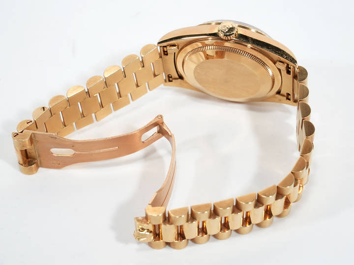 ロレックス デイデイト36 Ref.18238A イエローゴールド シャンパンx10Pダイヤ文字盤 中古 83t9gpuh