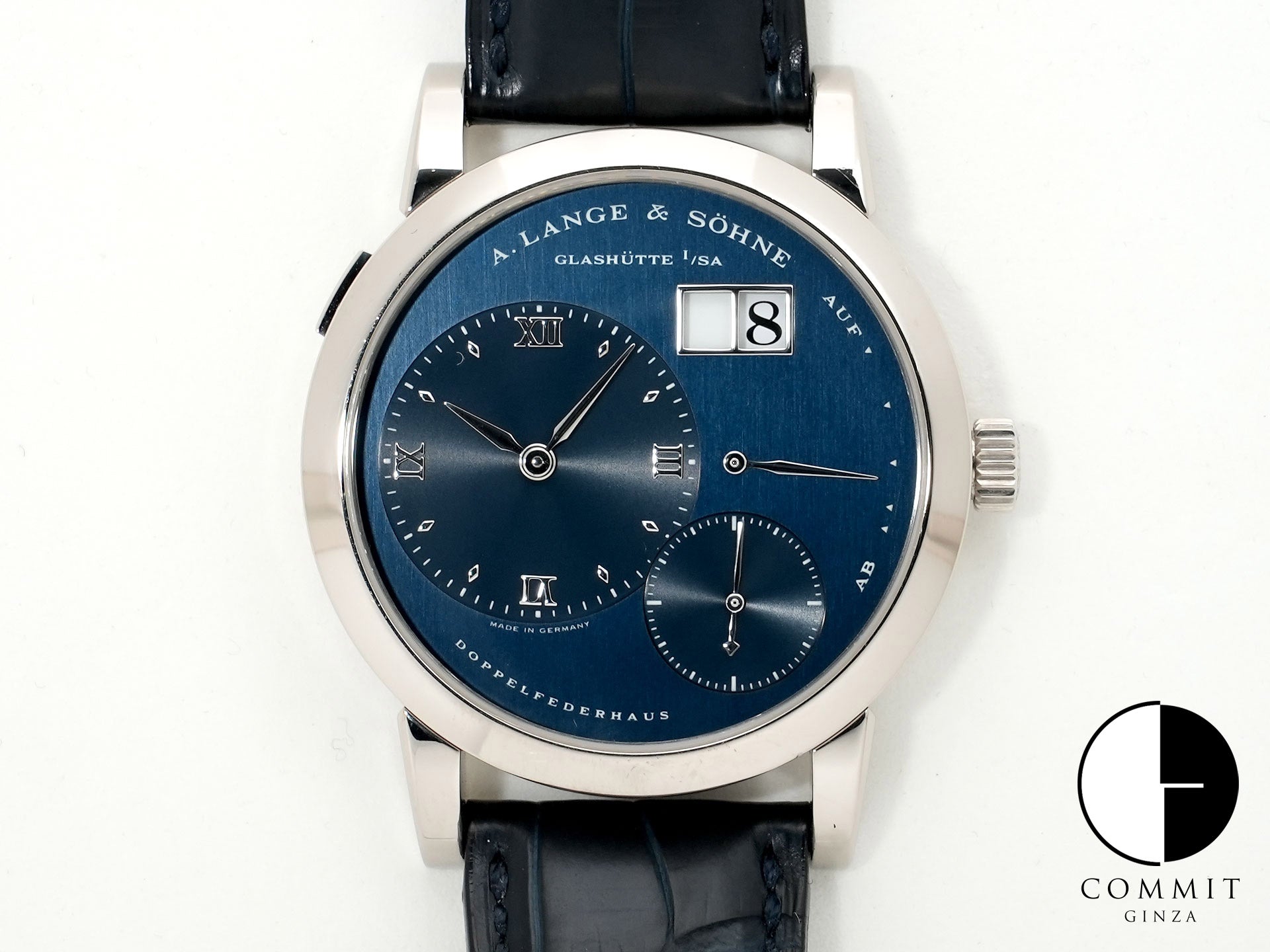 A.ランゲ＆ゾーネ ランゲ1 Ref.101.027 ホワイトゴールド ブルー文字盤 中古 z42ya6ry