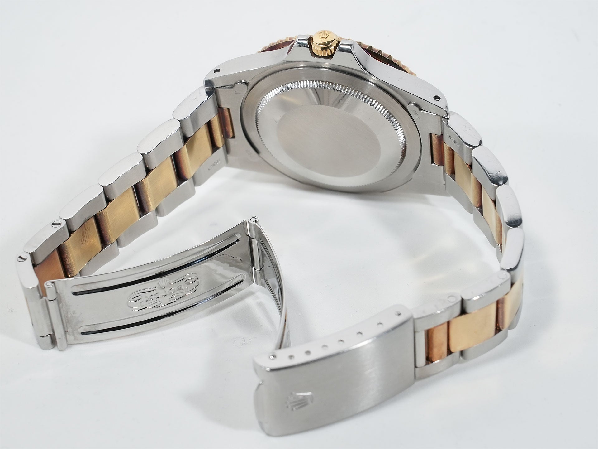 ロレックス GMTマスター Ref.1675/3 ステンレススチール/イエローゴールド ブラック文字盤 オイスターブレスレット 中古 3rf35fkh