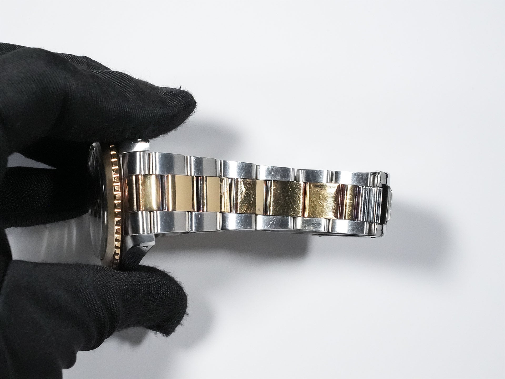 ロレックス GMTマスター Ref.1675/3 ステンレススチール/イエローゴールド ブラック文字盤 オイスターブレスレット 中古 3rf35fkh