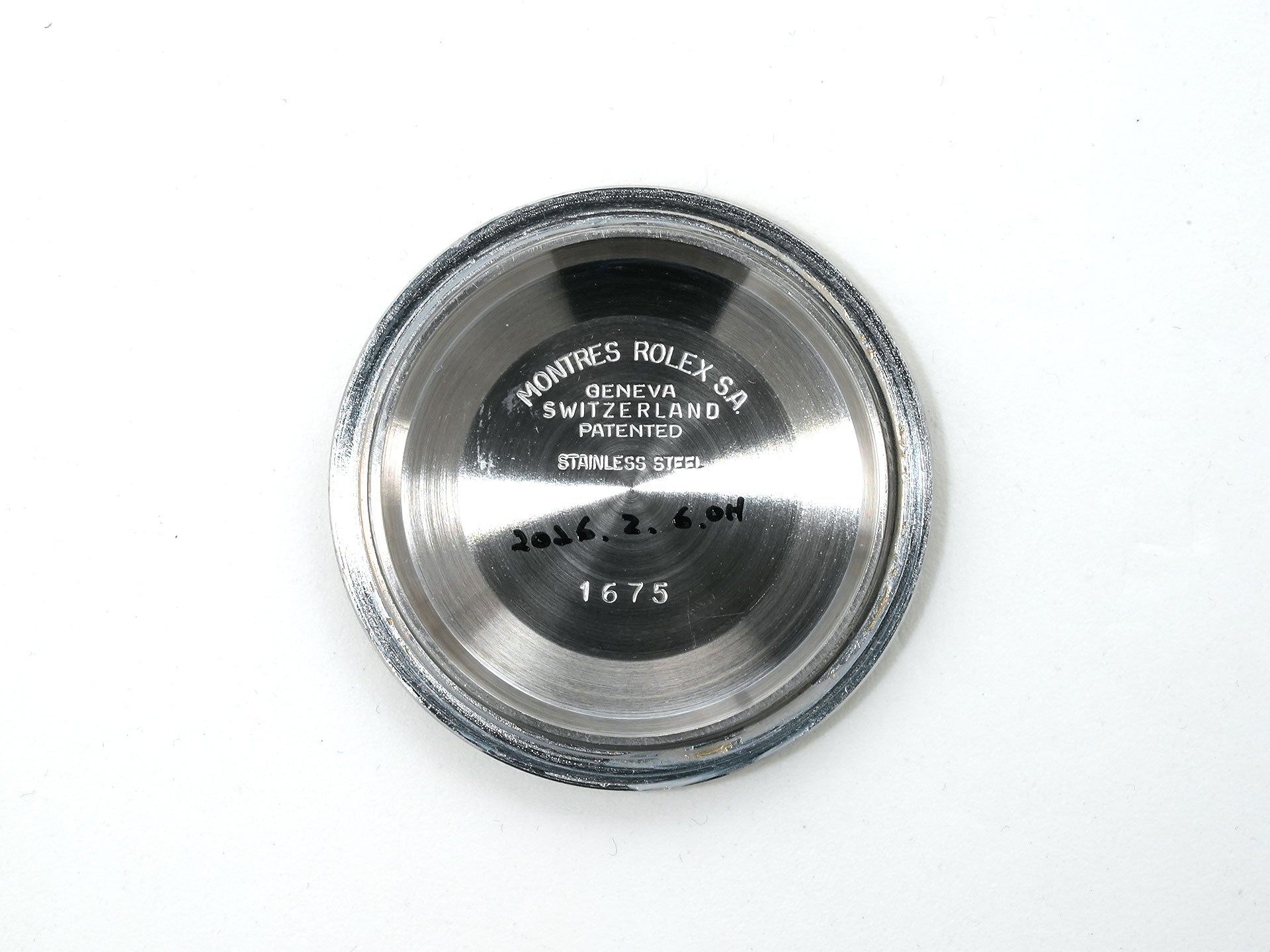 ロレックス GMTマスター Ref.1675/3 ステンレススチール/イエローゴールド ブラック文字盤 オイスターブレスレット 中古 3rf35fkh