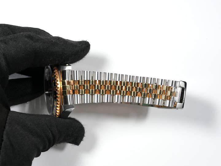 ロレックス GMTマスターII TIFFANY&CO. Ref.16713 ステンレススチール/イエローゴールド ブラック文字盤 美中古 vjff9ry7