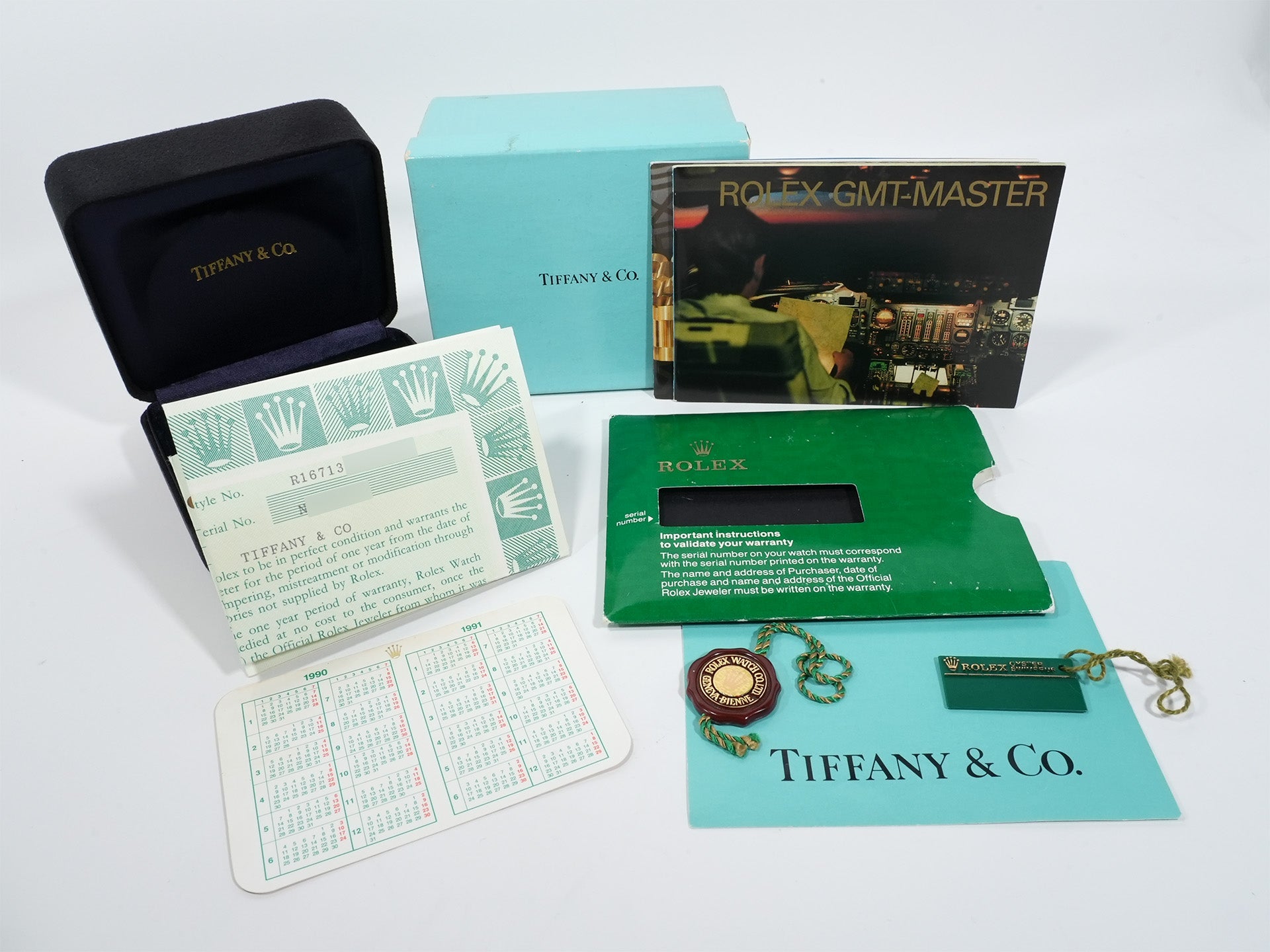 ロレックス GMTマスターII TIFFANY&CO. Ref.16713 ステンレススチール/イエローゴールド ブラック文字盤 美中古 vjff9ry7