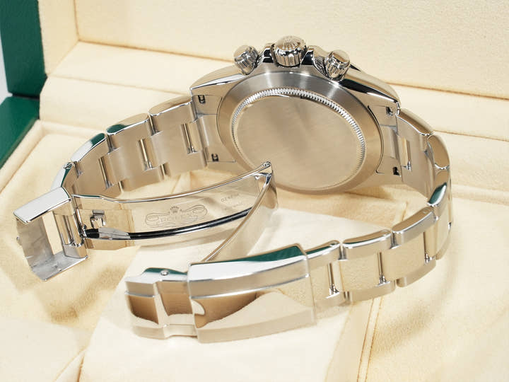 Rolex Daytona Ref. 116520 Stainless Steel Black Dial Excellent Condition Pre-Owned q2x4sp7a