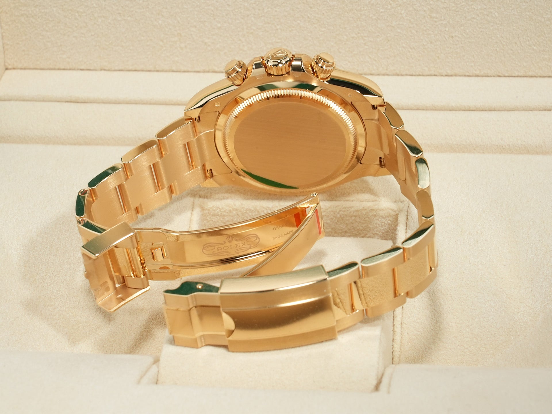 Rolex Daytona Ref. 126508 Yellow Gold with Golden and Bright Black Dial, Unused, HHGMXS45