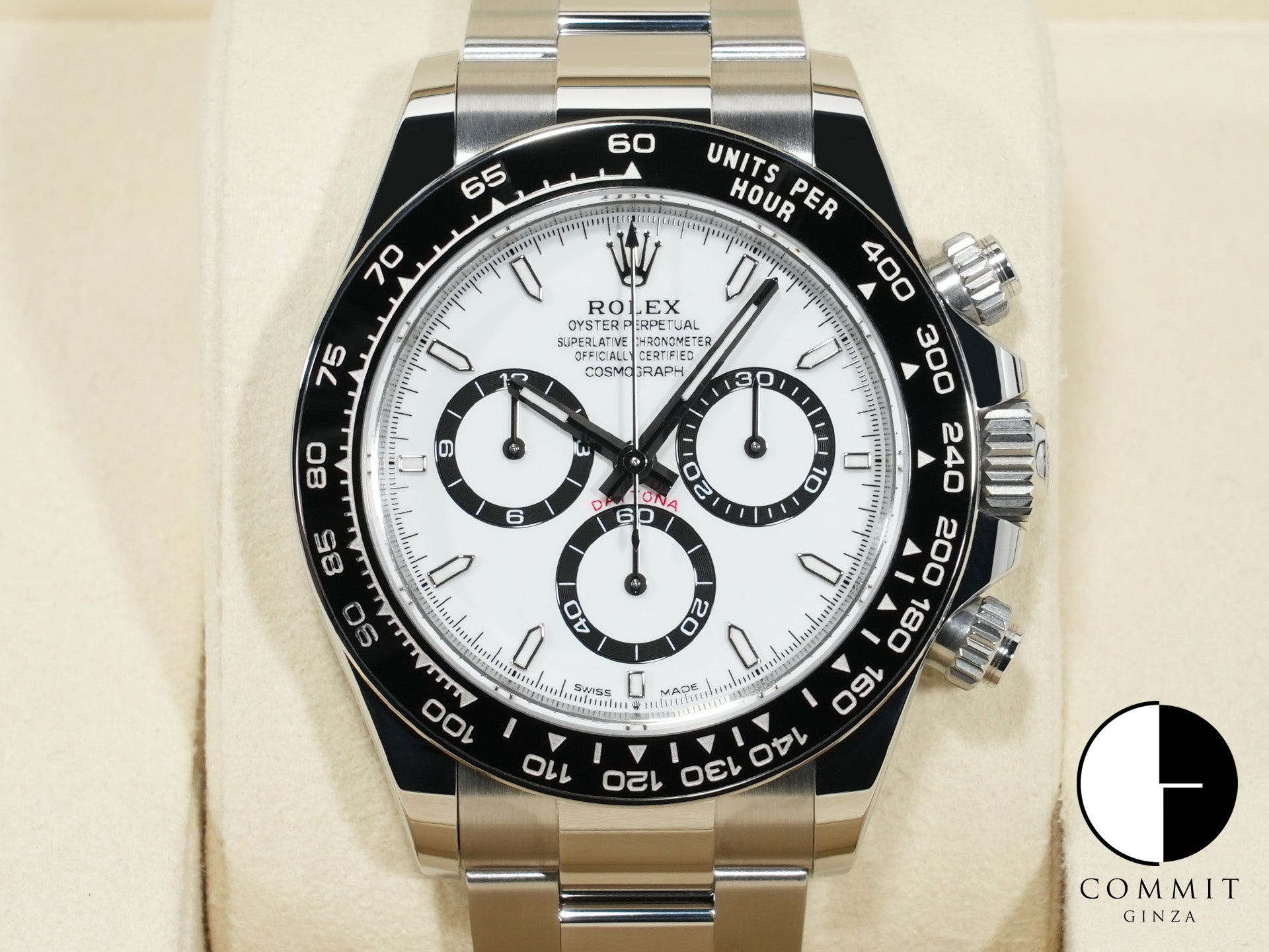 Rolex Daytona Ref. 126500LN Stainless Steel White Dial Excellent Condition 7pqqoogc