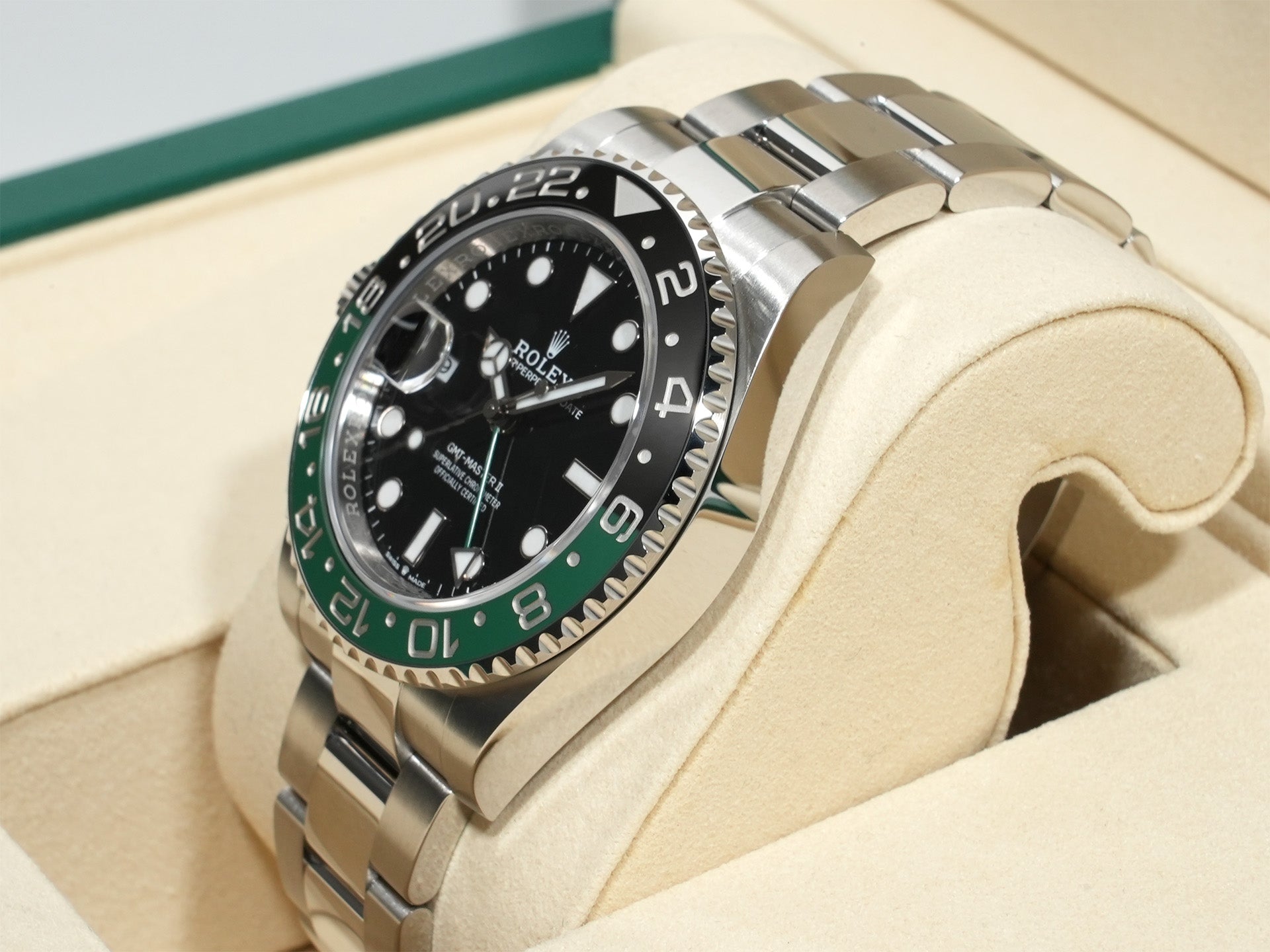 Rolex GMT-Master II Ref. 126720VTNR Stainless Steel Black Dial Oyster Bracelet Unused ca3b5i4h