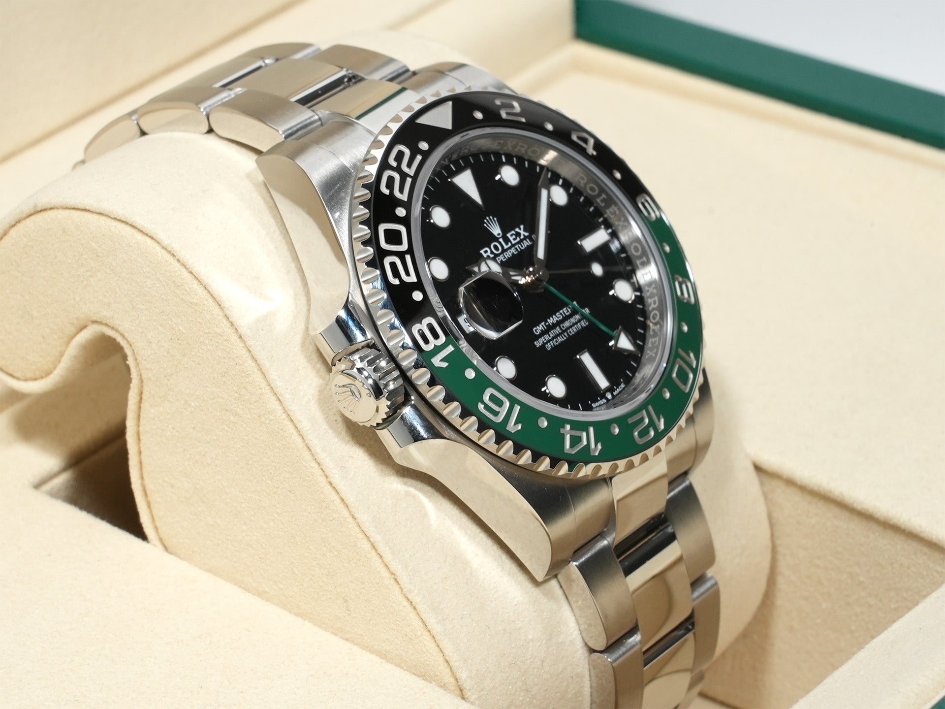 Rolex GMT-Master II Ref. 126720VTNR Stainless Steel Black Dial Oyster Bracelet Unused ca3b5i4h