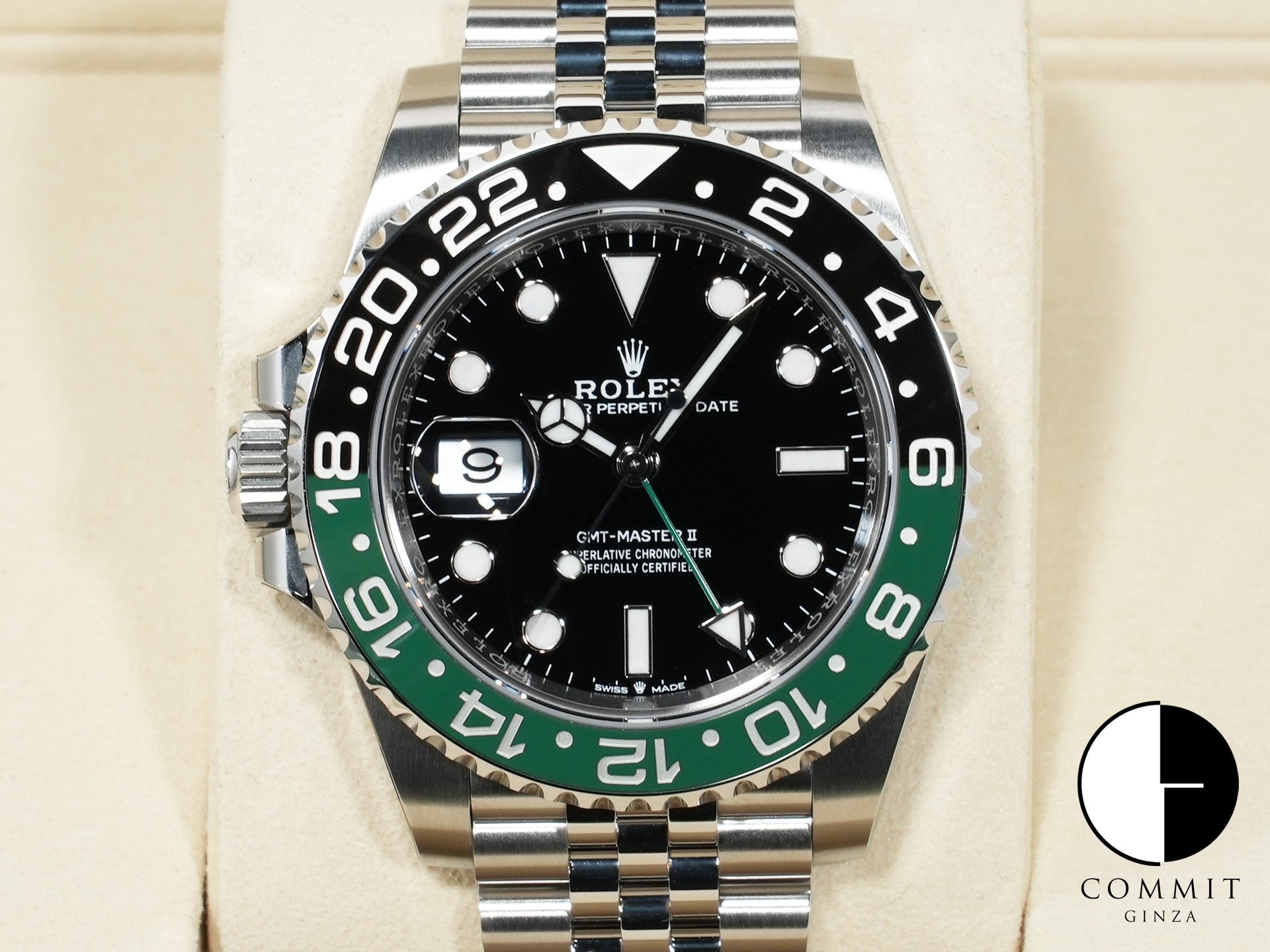 Rolex GMT-Master II Ref. 126720VTNR Stainless Steel with Black Dial and Jubilee Bracelet (Unused) n7o4rehw
