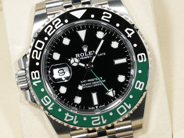 Rolex GMT-Master II Ref. 126720VTNR Stainless Steel with Black Dial and Jubilee Bracelet (Unused) n7o4rehw