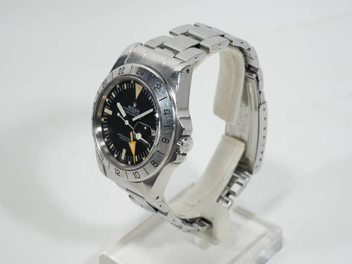 Pre-owned Rolex Explorer II Ref. 1655 Stainless Steel Black Dial Oyster Bracelet mdct9y62