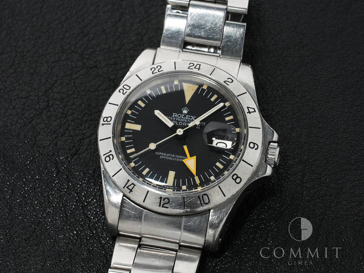 Pre-owned Rolex Explorer II Ref. 1655 Stainless Steel Black Dial Oyster Bracelet mdct9y62