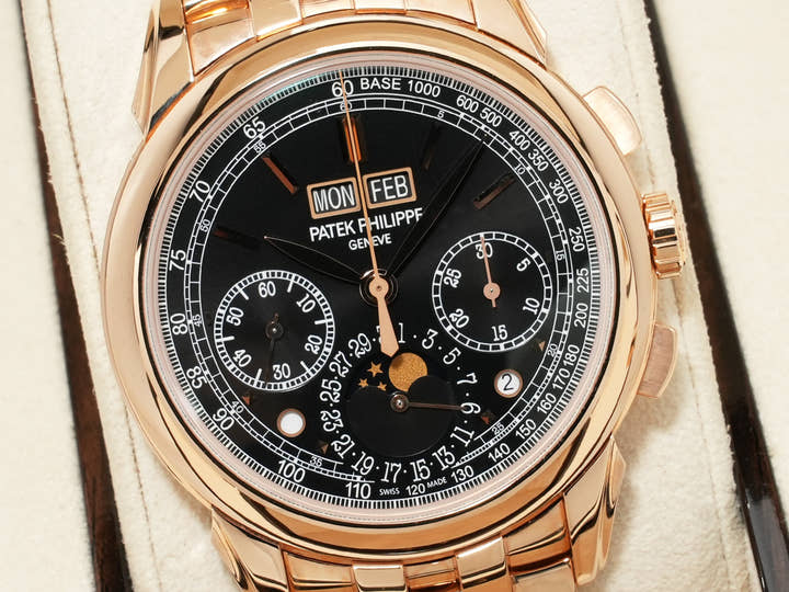 Patek Philippe Perpetual Calendar Chronograph Ref. 5270/1R-001 Rose Gold Ebony Black Soleil Dial Excellent Condition gpwqjeac