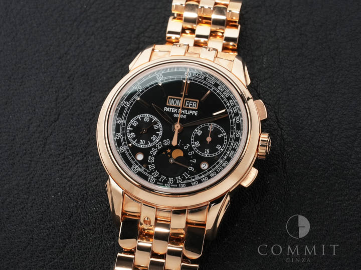 Patek Philippe Perpetual Calendar Chronograph Ref. 5270/1R-001 Rose Gold Ebony Black Soleil Dial Excellent Condition gpwqjeac